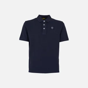BLAUER POLO ALBANO