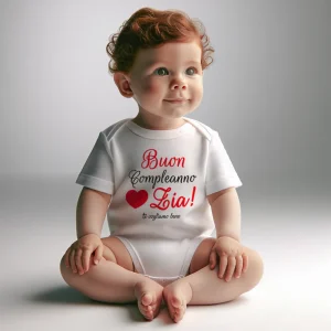 -compleanno zia Body neonato frase auguri zia