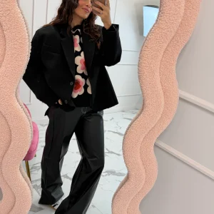 Pantalone Tokyo “Lila” ecopelle JJXX