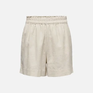 ONLY BERMUDA ONLTOKYO HW LINEN BLEND SHORTS