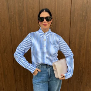 Camicia bottone gioiello “Lyra” ONLY