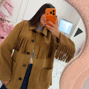 Giacca con frange “Willa” ONLY