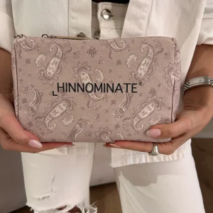 Pochette in cotone piccola beige