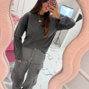 T-shirt combinata “Jolanda” ONLY