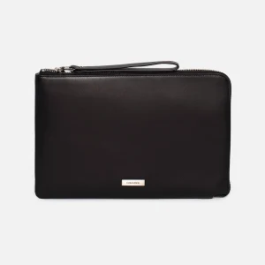 CALVIN KLEIN BORSA PLAQUE POUCH W/ WRISTLET