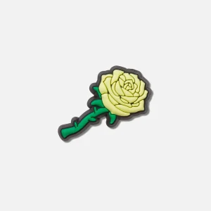 CROCS CHARM WHITE ROSE