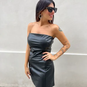 Abito ecopelle “Papaya” ONLY