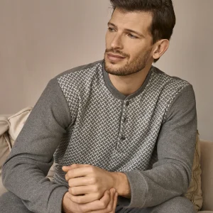 Pigiama invernale in caldo jacquard