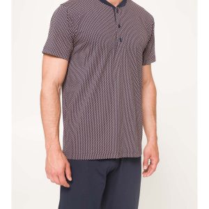 Pigiama tris in puro cotone pettinato