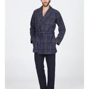 Giacca da camera in caldo cotone jacquard