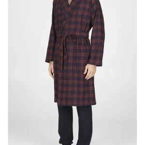 Calda vestaglia in jacquard di cotone