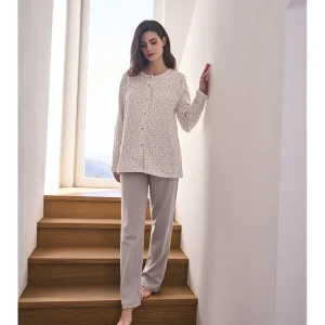 Elegante pigiama lungo cardigan