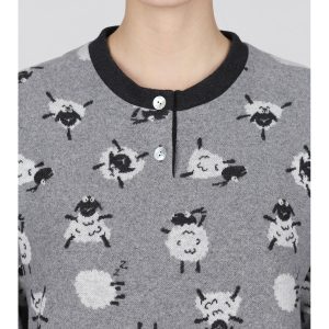 Clarissa pigiama serafino con bordi tuta