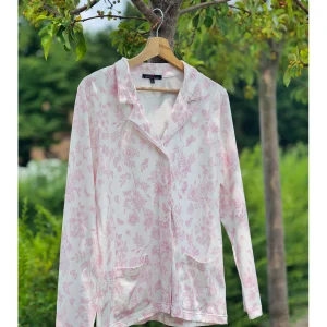 Elegante pigiama lungo cardigan in cotone