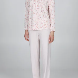 Pigiama in puro cotone con arriccio