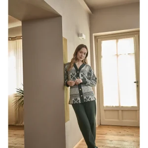 Abito casa in caldo jacquard di cotone