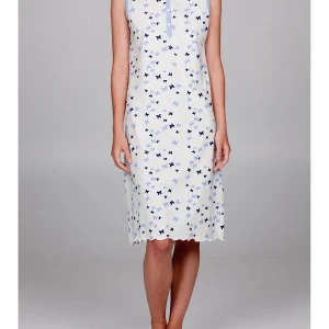 Camicia da notte con spallina larga in freschissimo cotone