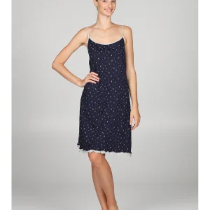 Camicia da notte top con doppio bordo