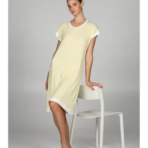 Camicia da notte mezza manica in morbida viscosa