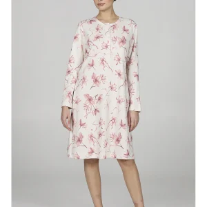 Elegante camicia da notte a fiori