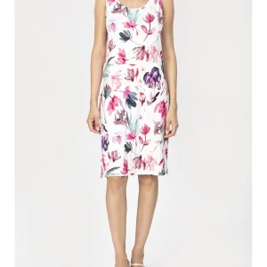 Abito con spallina larga in pratica viscosa elasticizzata