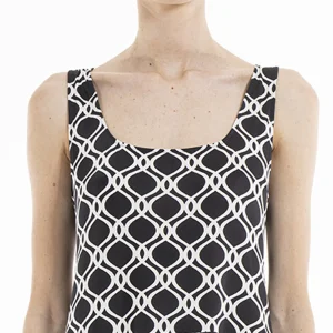 Abito elasticizzato con spallina stretta