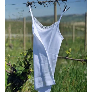 Canotta top in puro cotone filoscozia certificato