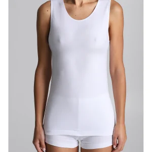 Canotta spallina larga in caldo cotone