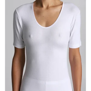 Maglietta mezza manica in puro cotone