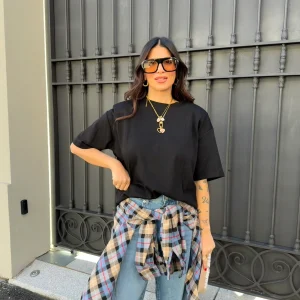 T-shirt over spalline MONIQUE