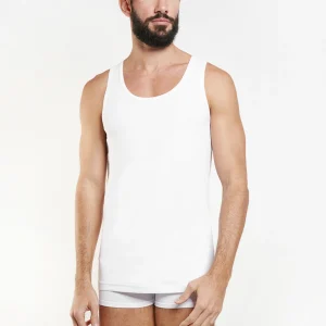 Canotta in cotone elasticizzato