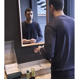 Completo homewear girocollo "Barberino's", in soffice modal e cotone