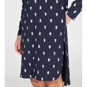 Camicia da notte Artist Edition, in caldo interlock di puro cotone