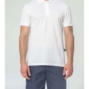 Polo classica in jersey di puro cotone