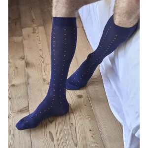 Calze sottoginocchio in fresco cotone filoscozia, cofanetto 3 paia