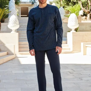 Pigiama Uomo lungo in cotone