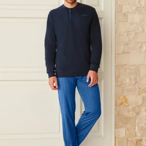 Pigiama Uomo lungo in cotone