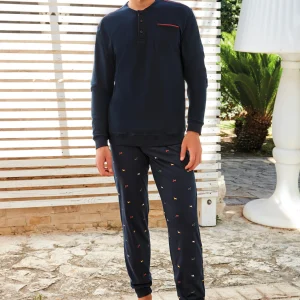 Pigiama Uomo lungo in cotone