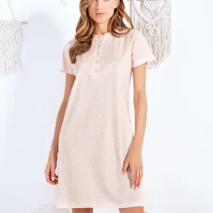 Camicia da notte in cotone