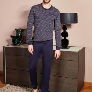 Pigiama Uomo in caldo cotone, taglie conformate