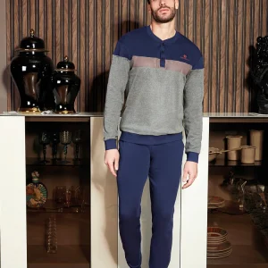 Pigiama Uomo in caldo cotone, taglie conformate