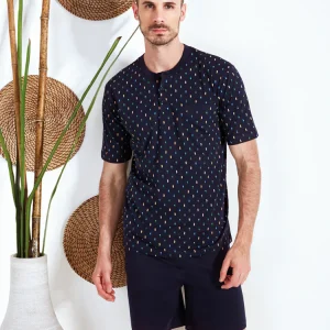 Pigiama Uomo corto in cotone