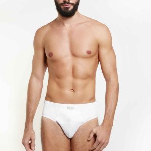 3 Slip elasticizzato con elastico ribattuto