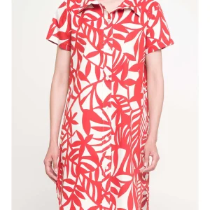 Abito abbottonato in fresco popeline