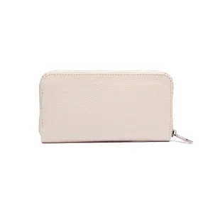 Portafoglio grande Unisex in Vera Pelle Chiusura con zip