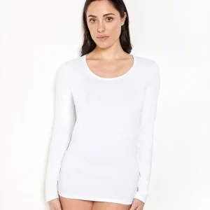 Maglia manica lunga in bielastico garzato