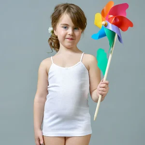 Top in costina mercerizzata