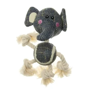 Animali con Palla da Tennis e Corda Elefante