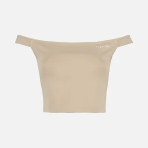 CALVIN JEANS TOP LOGO BARDOT MILANO T