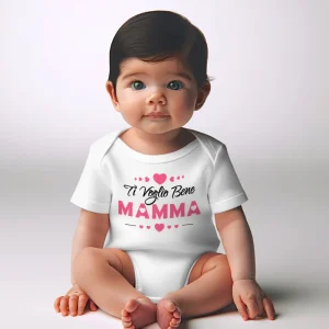 -Body neonata Mamma ti voglio bene